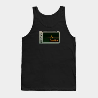 ECG - Caution Tank Top